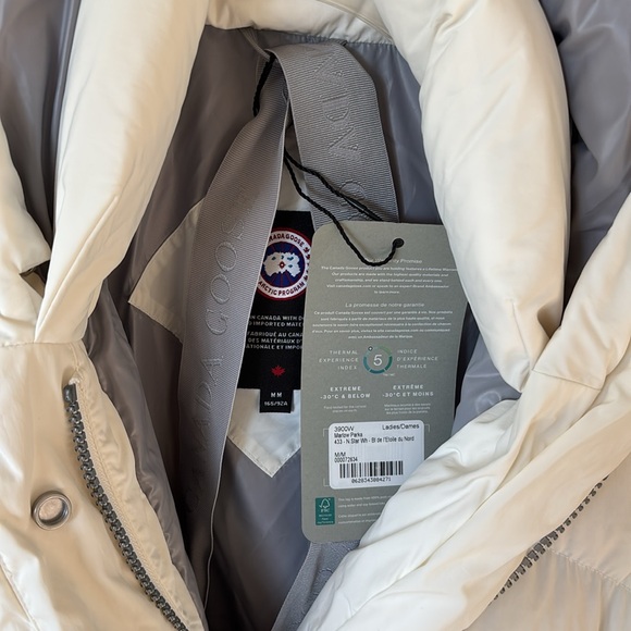 Canada Goose Women’s NWT Marlow Parka North Star White Medium - Picture 4 of 12